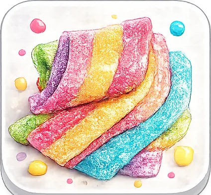 אייקון שטוחים ממתקים אייקון שטוחים ממתקים